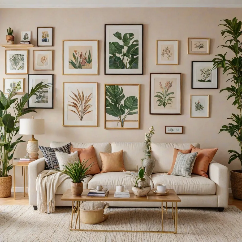 Jak udekorować ścianę w salonie: inspiracje i porady