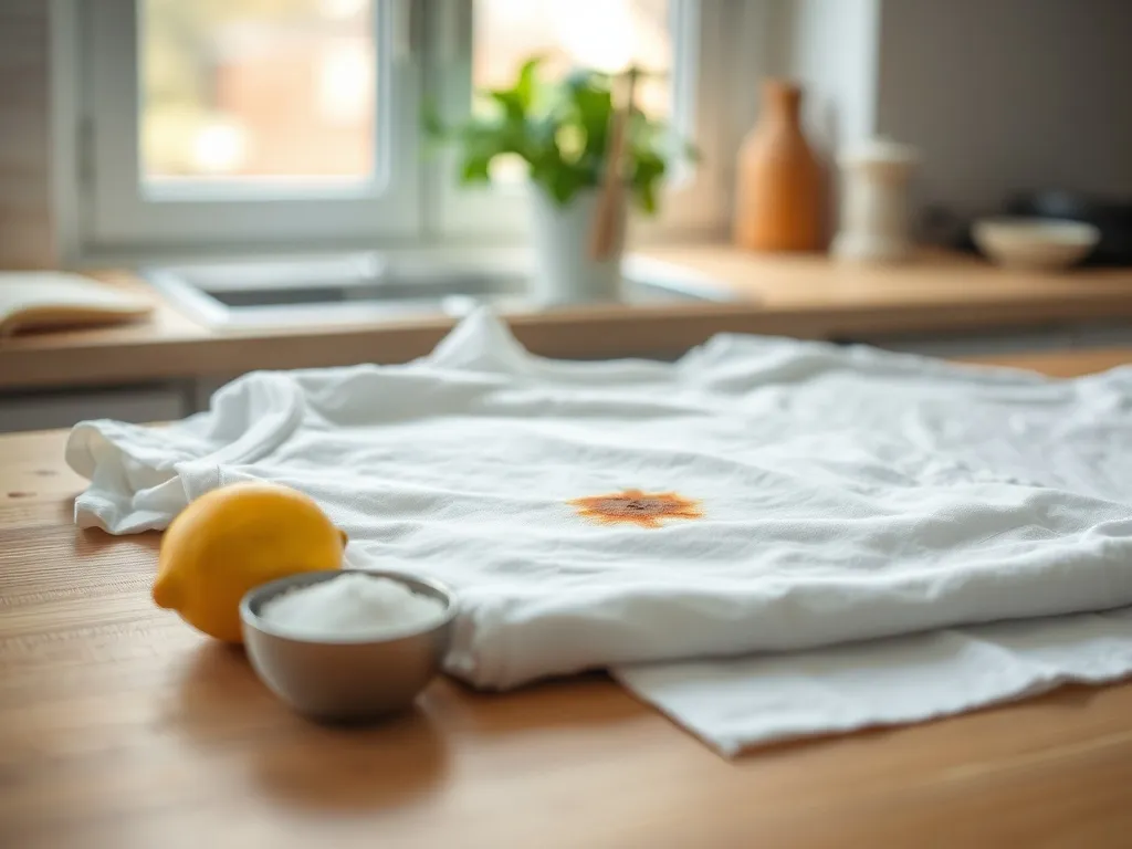 Jak usunąć rdzę z ubrania i innych materiałów?