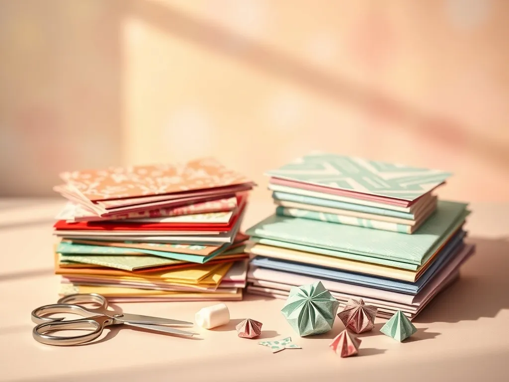 Jak wykonać bombki origami - niezbędne materiały