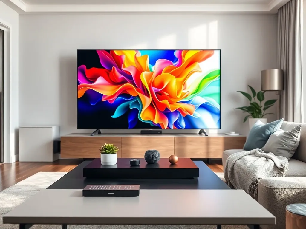 Ile cali ma największy telewizor?