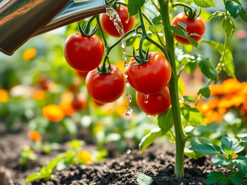 Jak podlewać pomidory: porady na soczyste plony