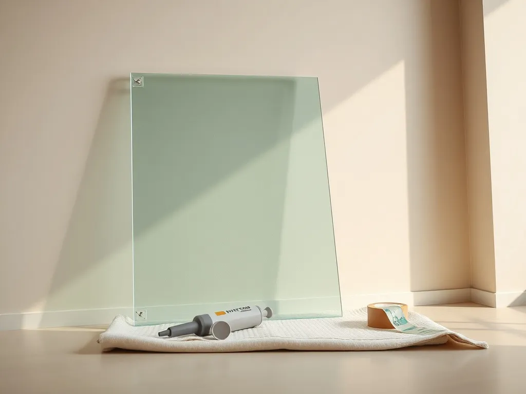 Czym przykleić szkło do ściany?