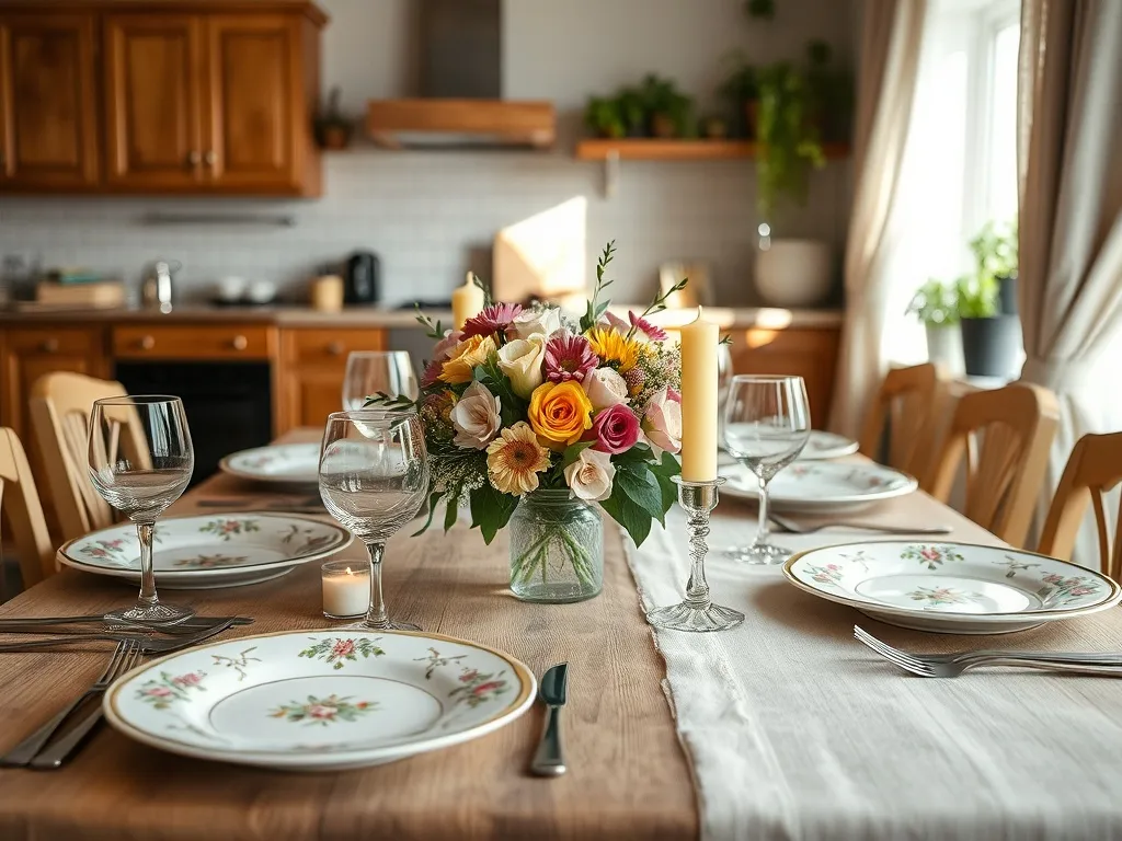 Dekoracja stołu na co dzień: sposoby na przytulną atmosferę