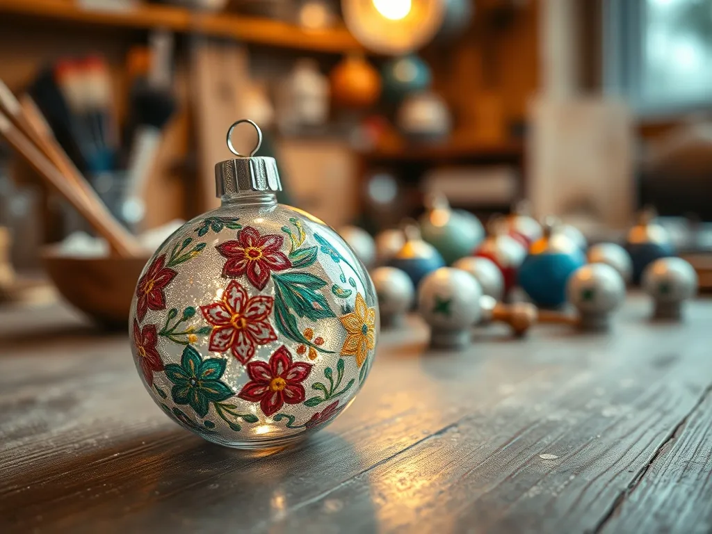 Bombki szklane ręcznie malowane - jak powstają?