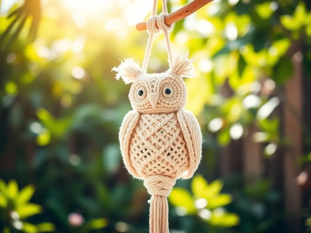 Inspiracje DIY - jak zrobić sowę z makramy?